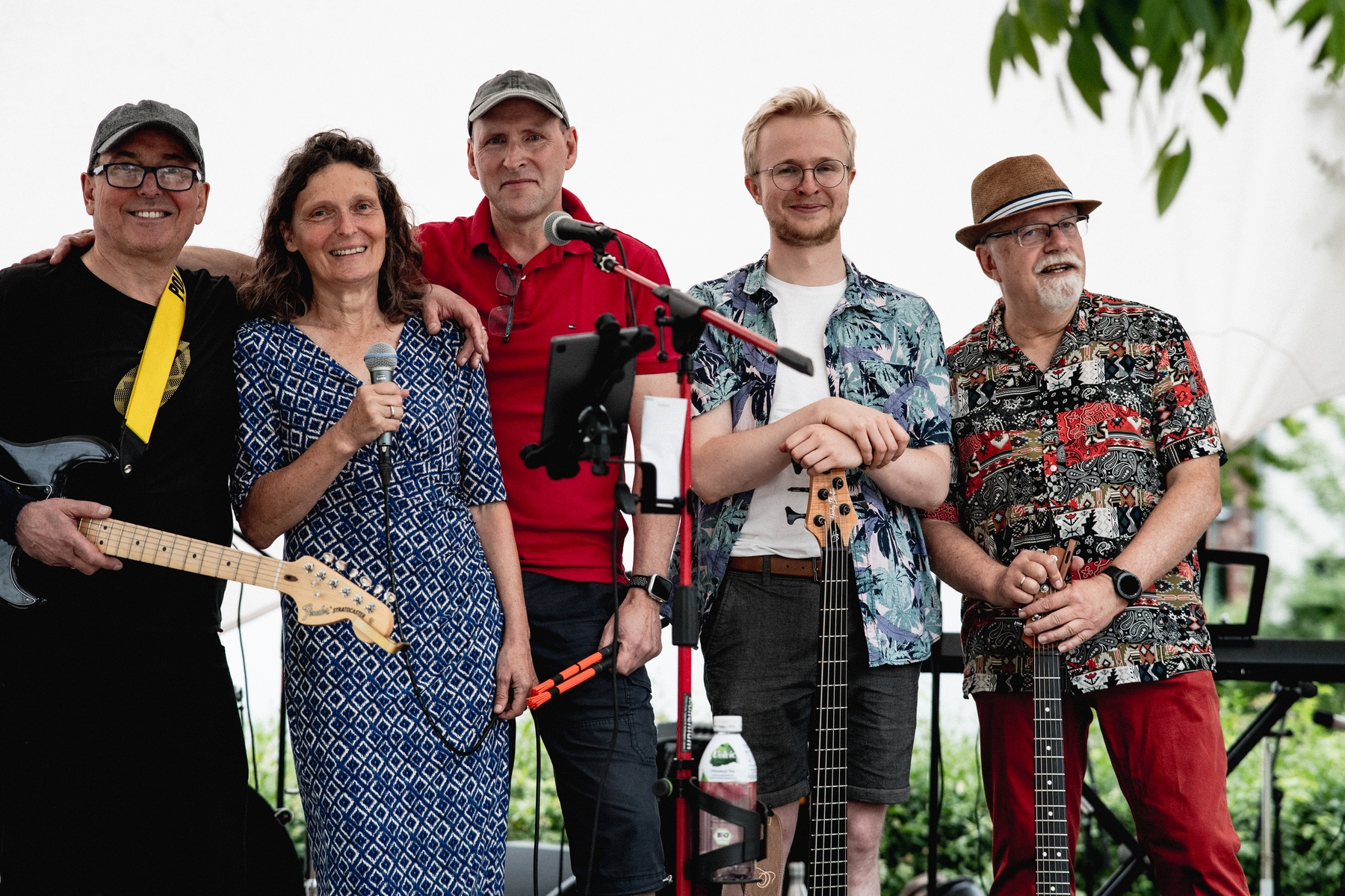 Die B-Saiten auf dem Stadtteilfest in Bornstedt